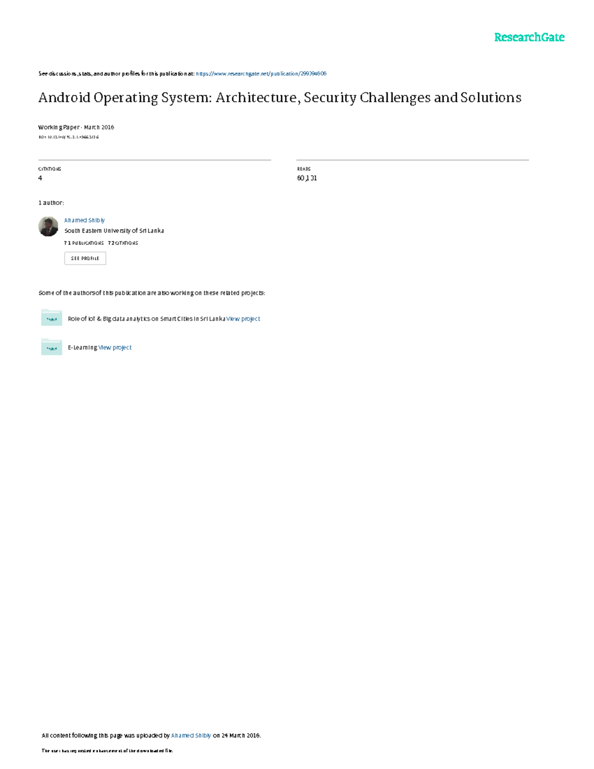 Android Operating System - See discussions, stats, and author profiles ...