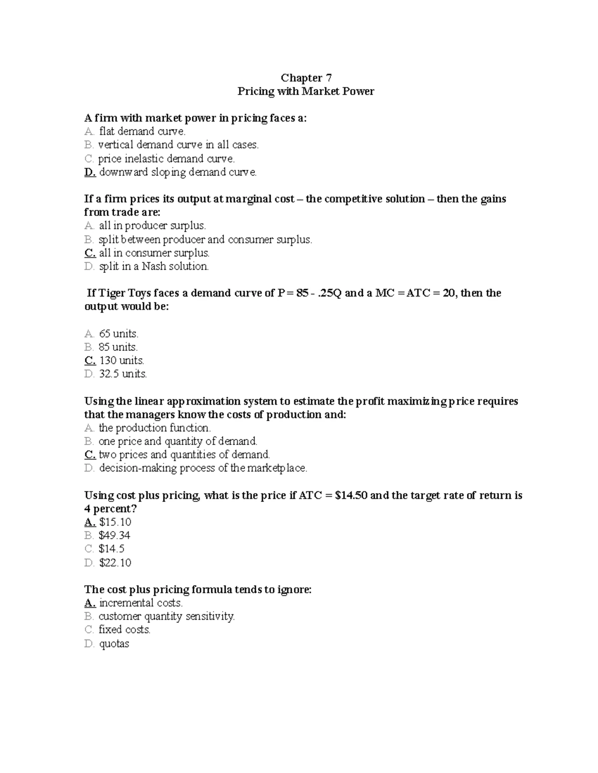 EC102: Microeconomics Tutorial 2 Multiple Choice & Graph Analysis - Studocu
