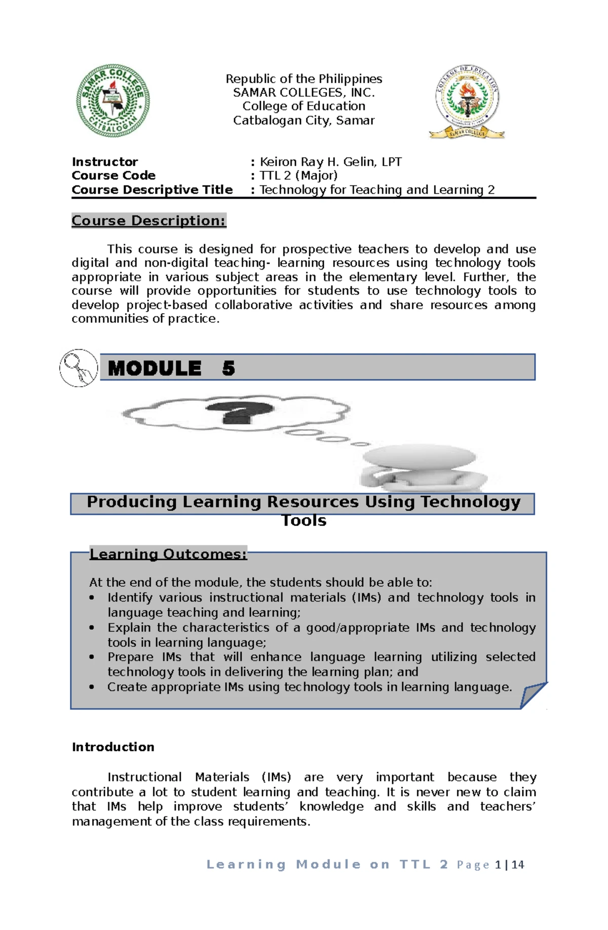 Invention Notes on Fe del Mundo & Thomas Edison (Course Code: IN-101 ...