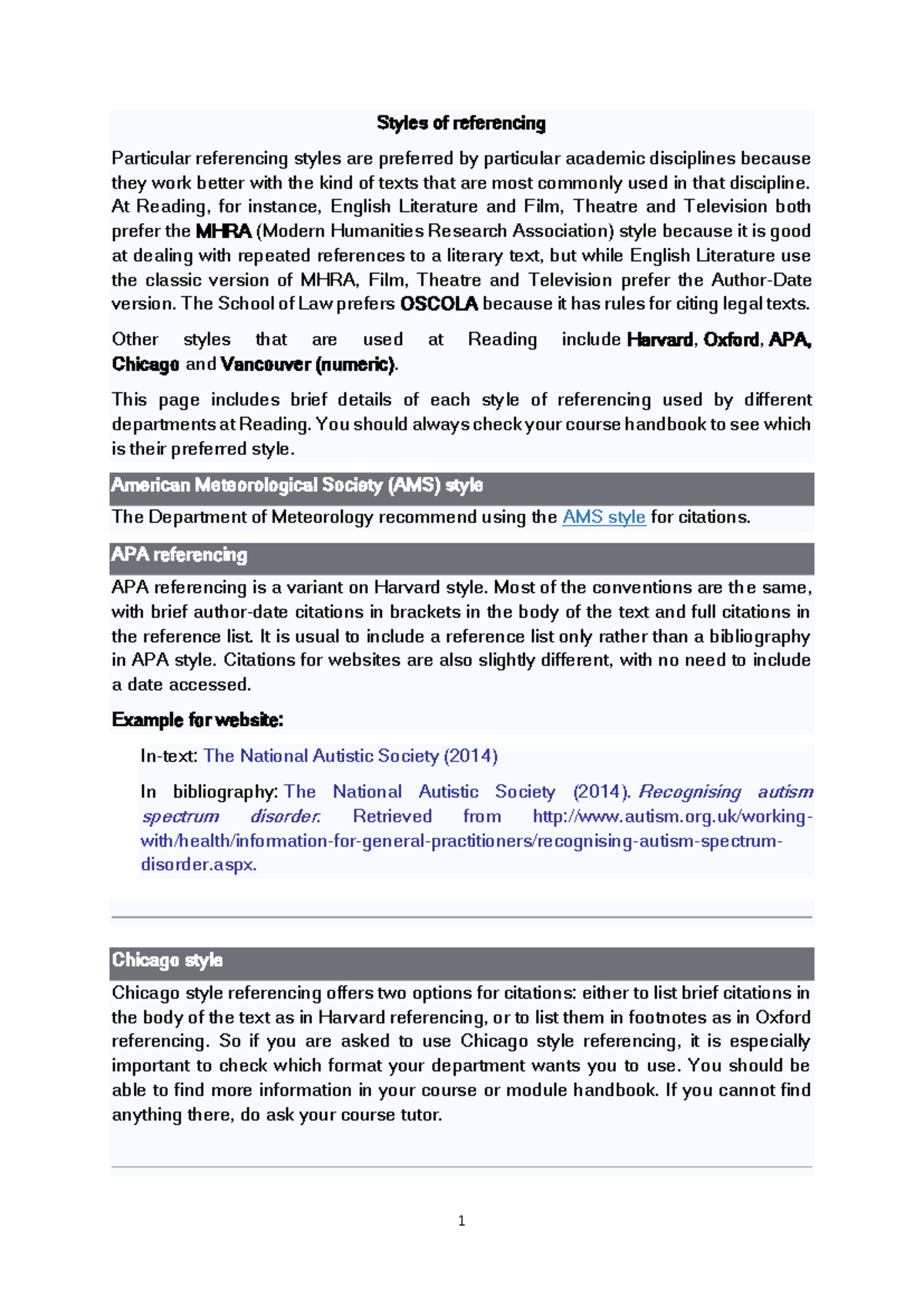 1 Styles of referencing - Warning: TT: undefined function: 32 Styles of ...