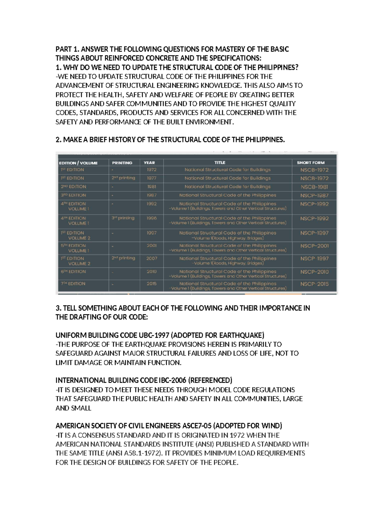 Reinforced Concrete Basics: Structural Code Updates & Importance (ENGR ...