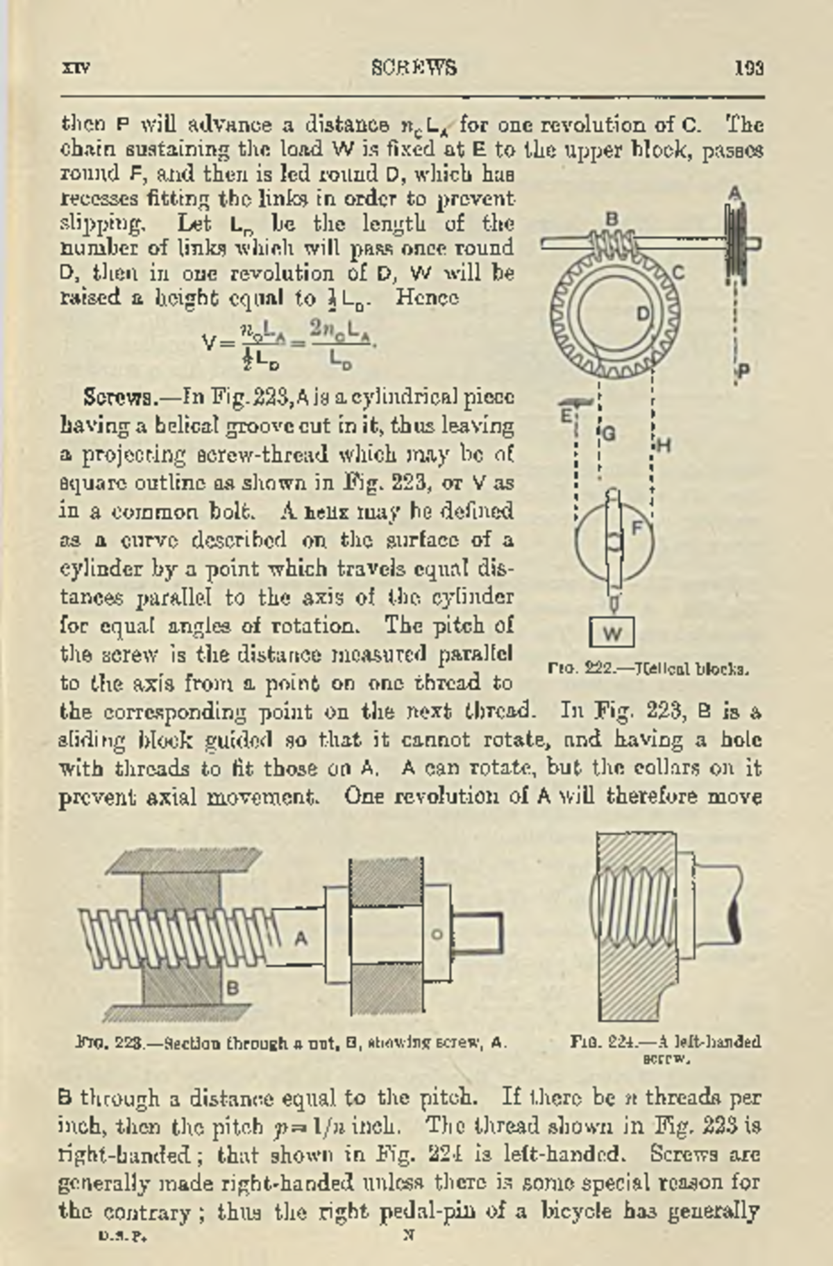 SCREWS XIV: Mechanics of Helical Grooves in Physics (Part 109) - Studocu