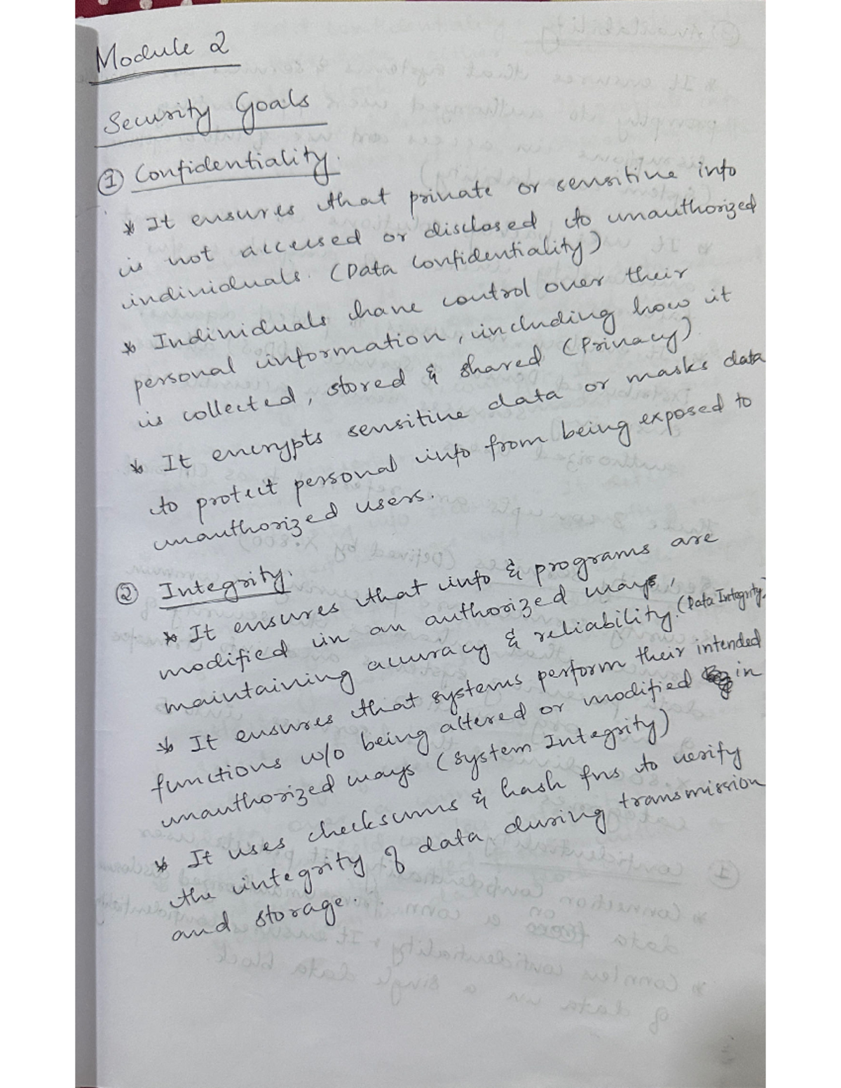 Module 2 Notes: Relation Between Security Services and Mechanisms - Studocu