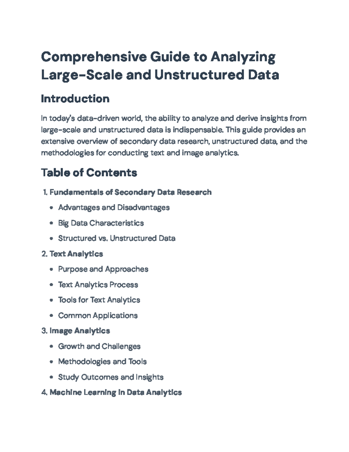 Comprehensive Guide to Analyzing Unstructured Data: Methods & Insights ...