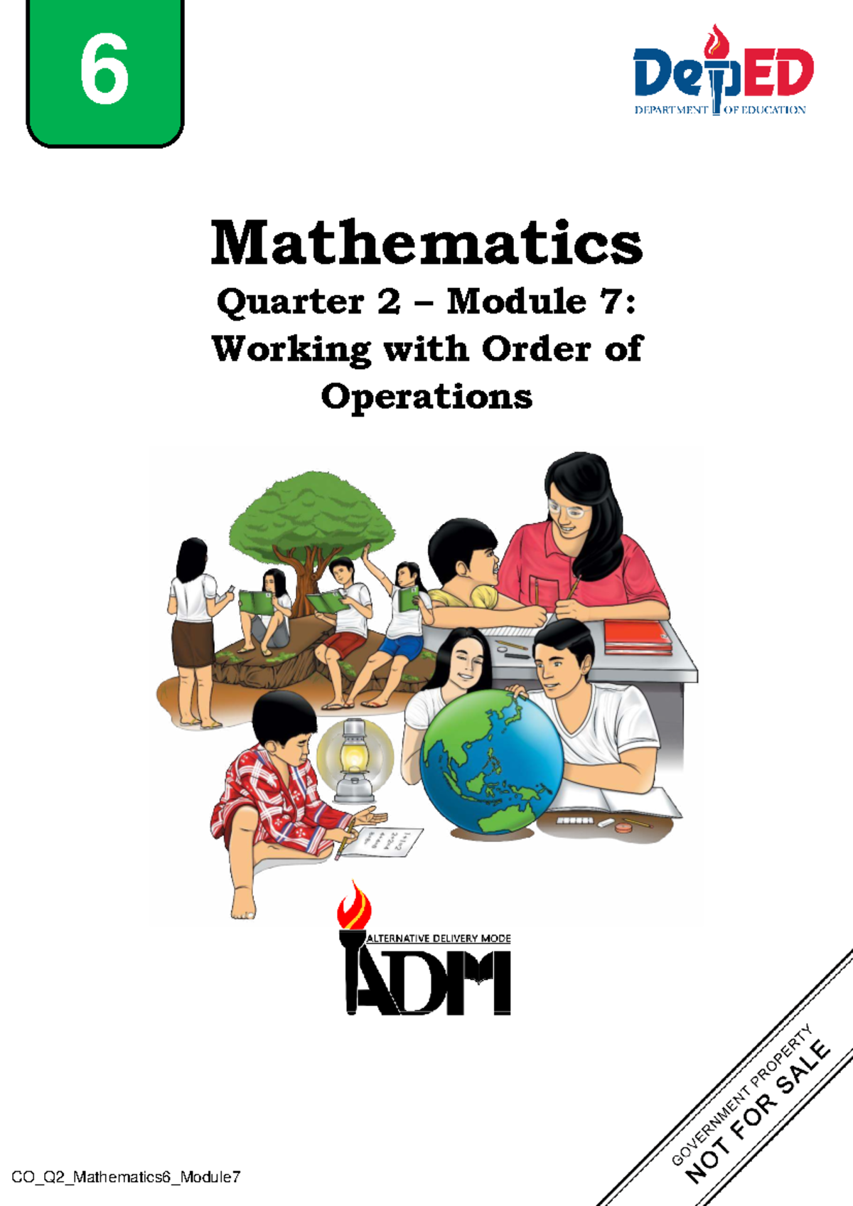 Math G6 Q2 Mod7: Order of Operations & GEMDAS Rule - Studocu