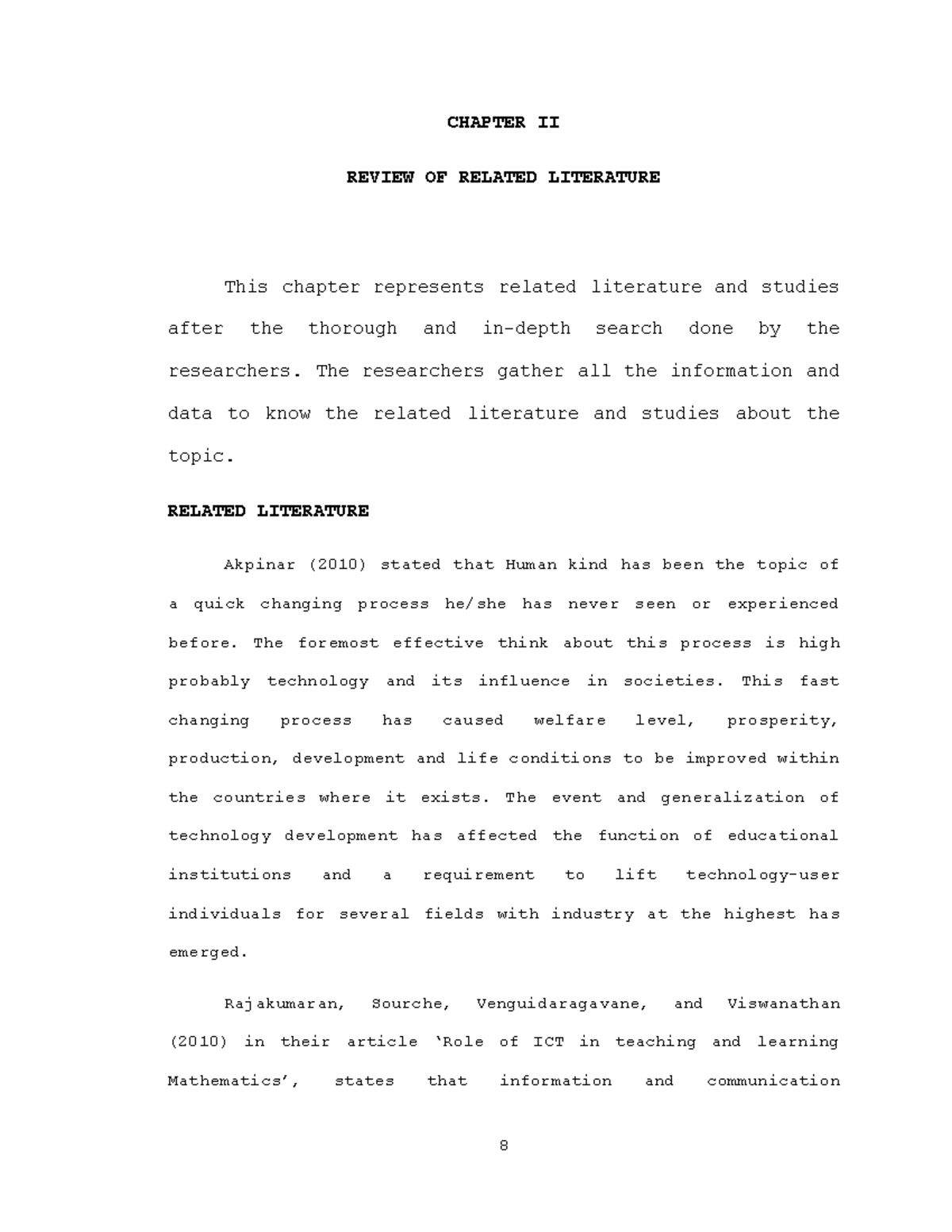 08 Chapter II - My research paper. - CHAPTER II REVIEW OF RELATED ...