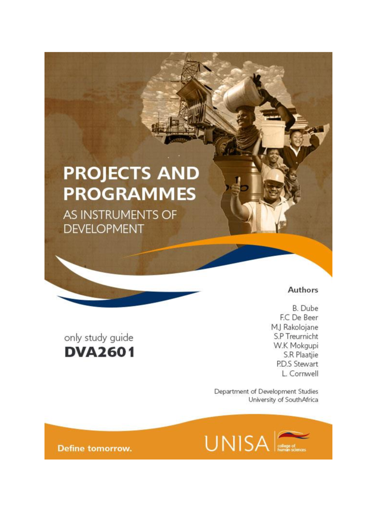 DVA2601 Study Guide: Development Projects Planning & Evaluation ...