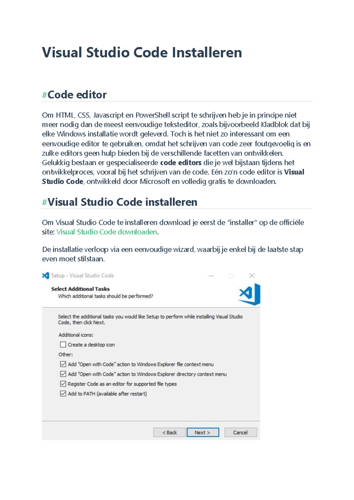Visual Studio Code Installeren: Handleiding voor Beginners - Studeersnel