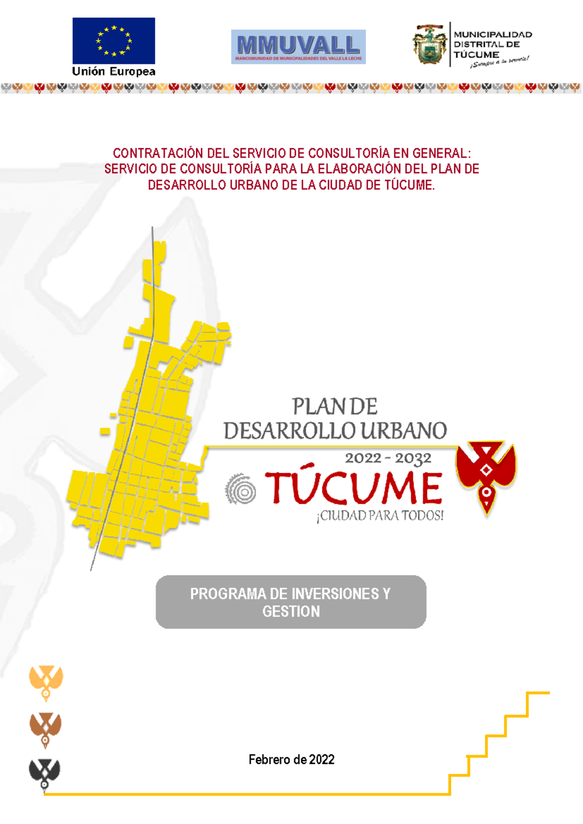 PDU Túcume 2021: Programa de Inversiones y Gestión hasta 2022 - Document Preview