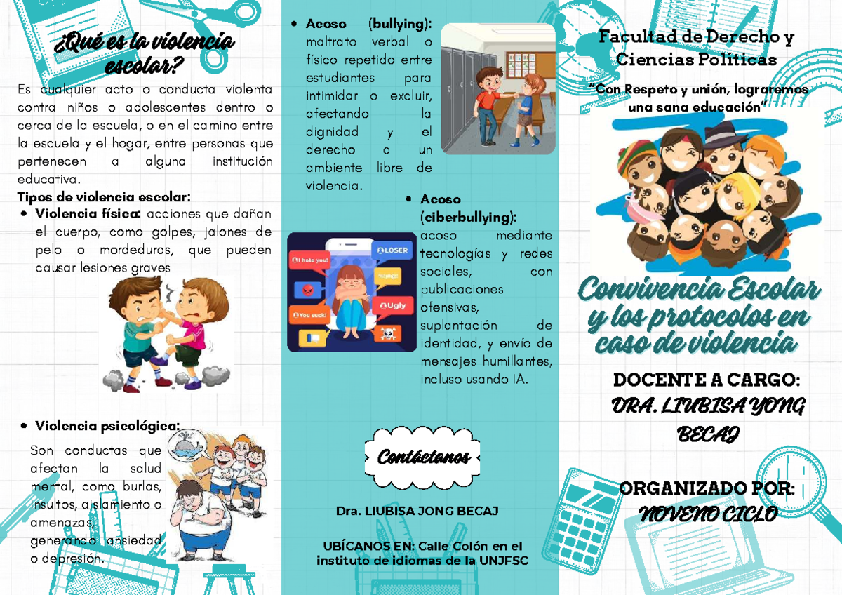 Exposición N° 2 - La Convivencia Escolar y Protocolos de Violencia ...