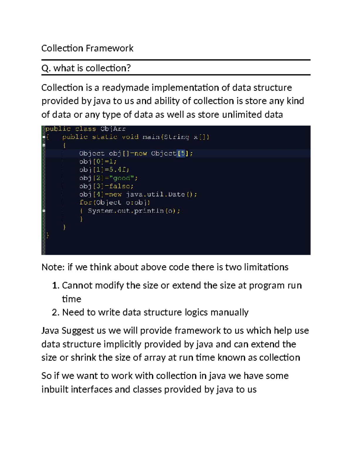 Collection Framework - CFW: Understanding Java Collections and ...