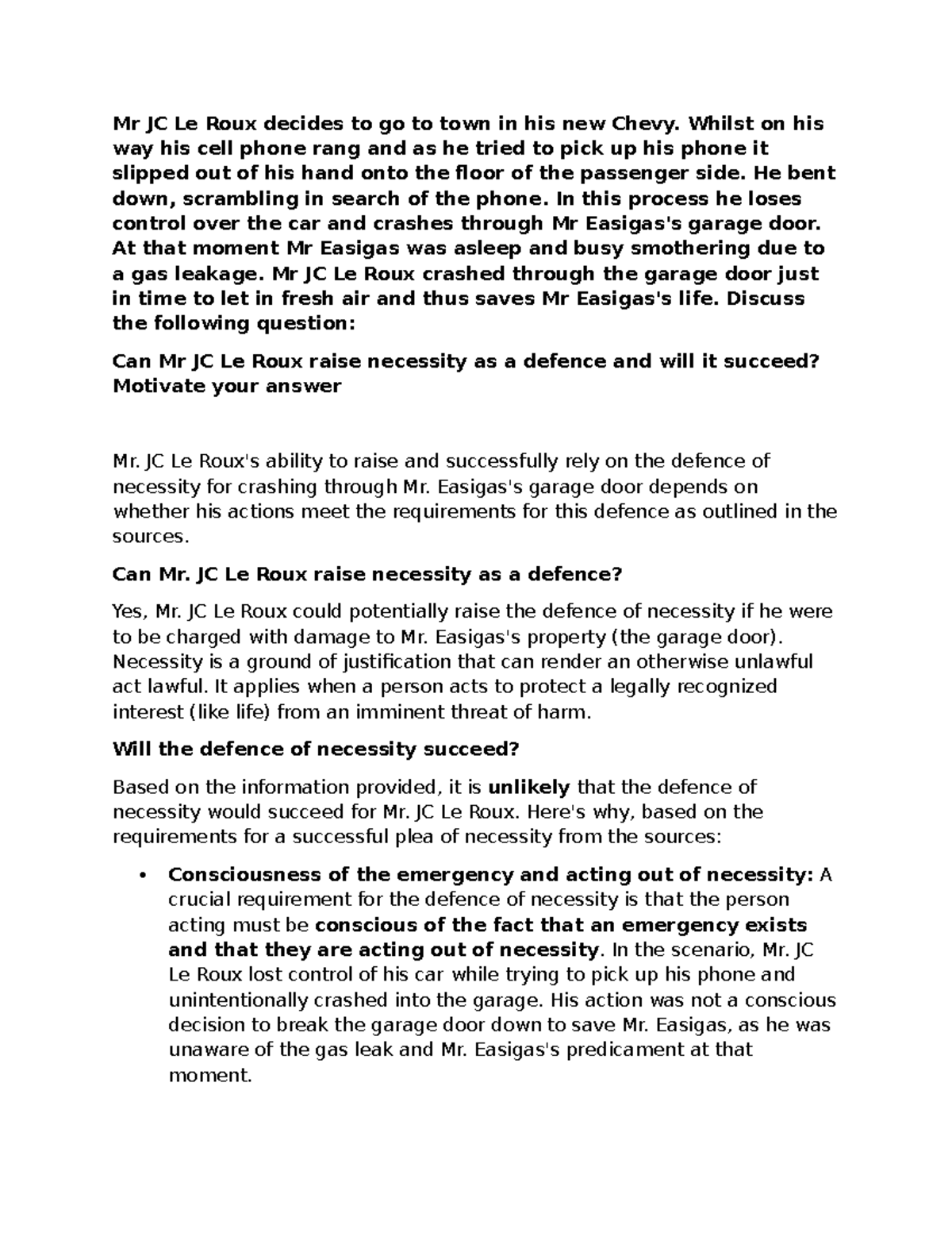 211 Q&A Exam: Legal Defenses in Criminal Law Cases - Studocu