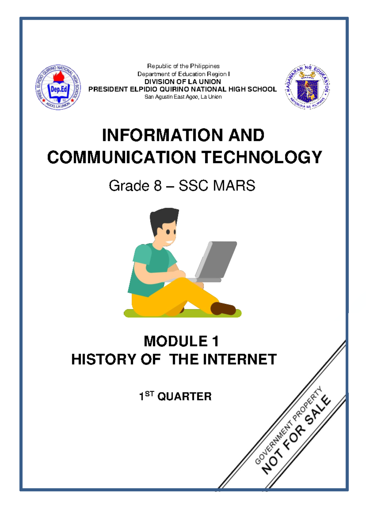 L1 History of Internet - Class notes on MIL - Republic of the ...
