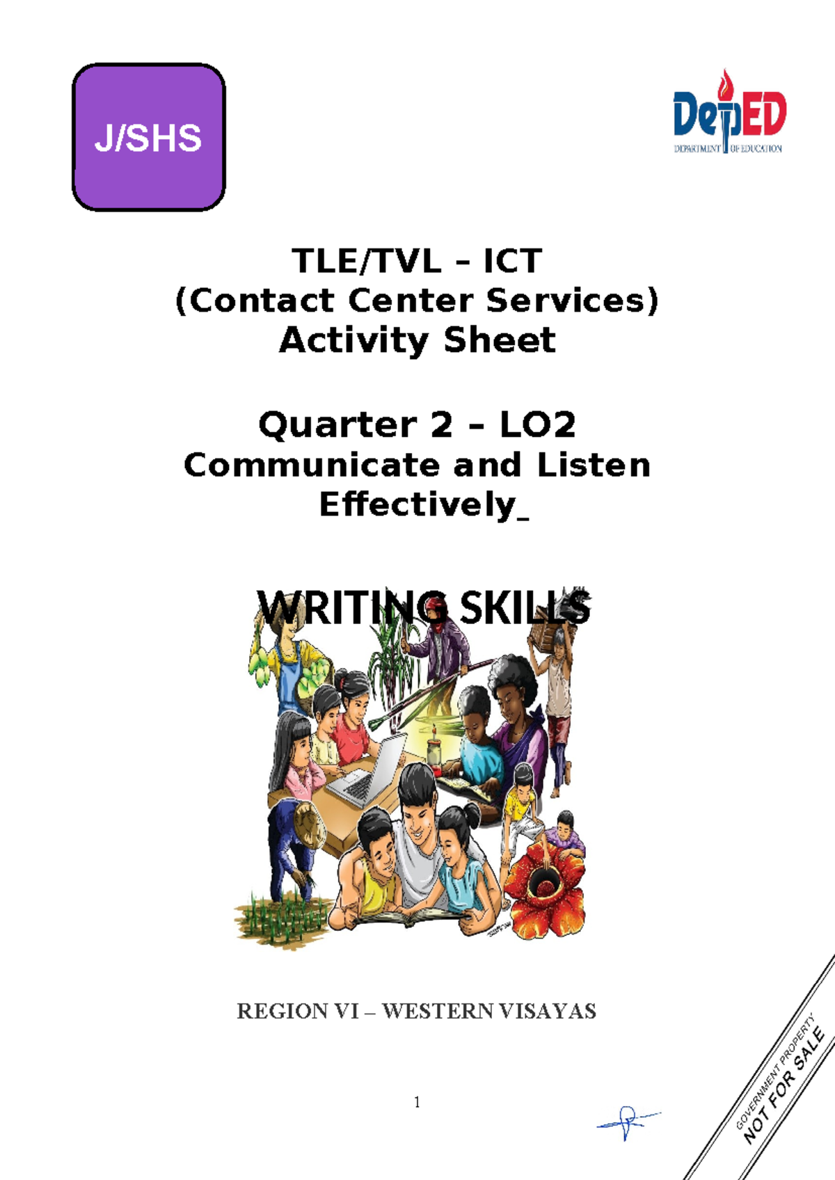 ICT CCS 10 SHS Q2 LAS 4: Effective Communication & Writing Skills - Studocu