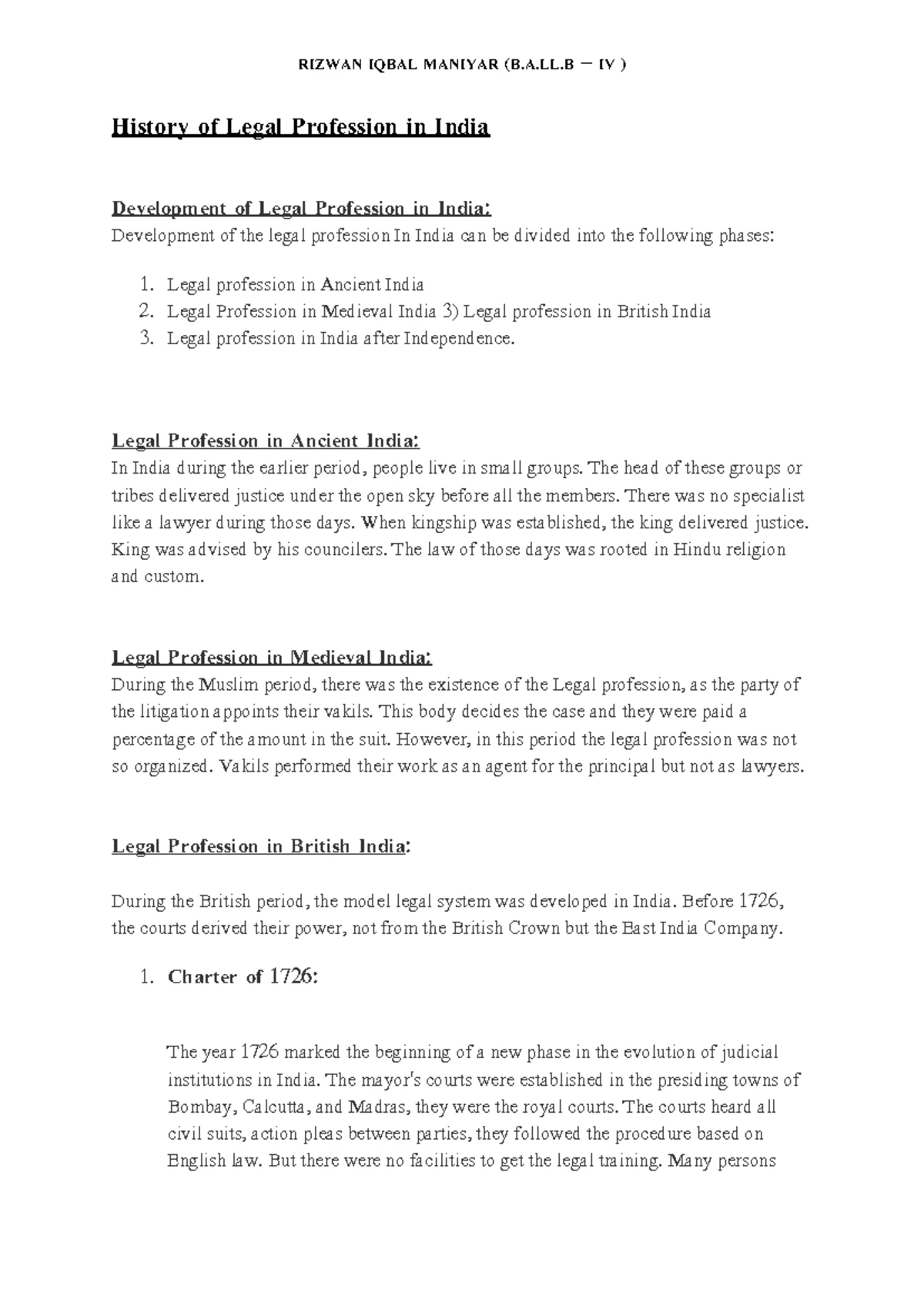 The Evolution of High Courts in India Before the Constitution: A Study ...