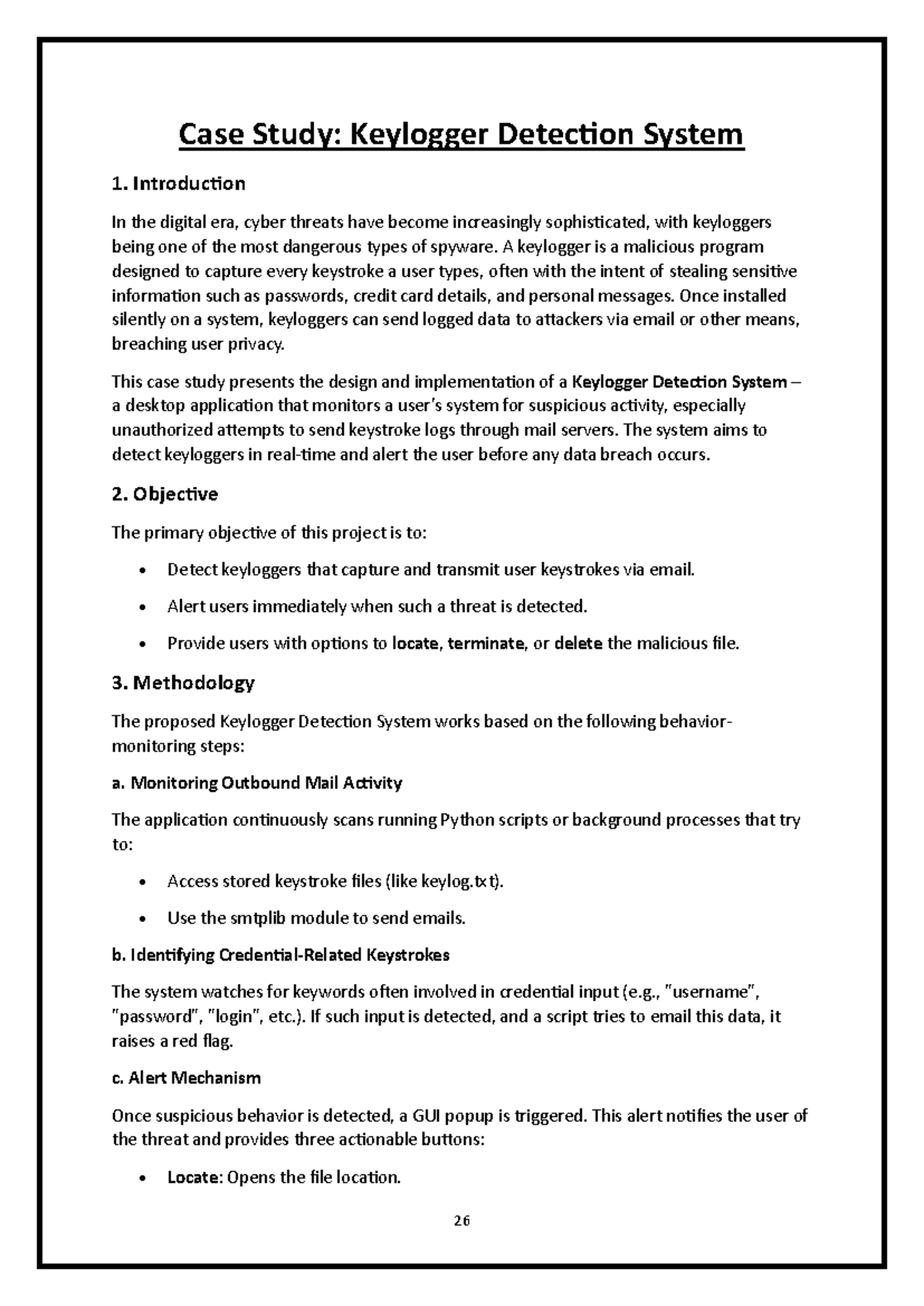Case Study: Keylogger Detection System Implementation and Analysis ...