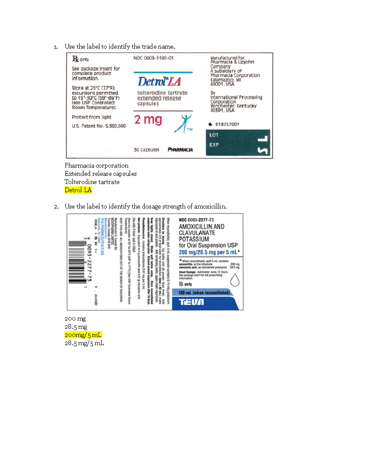 Module 2: Understanding Medication Orders & Label Interpretation - Post ...