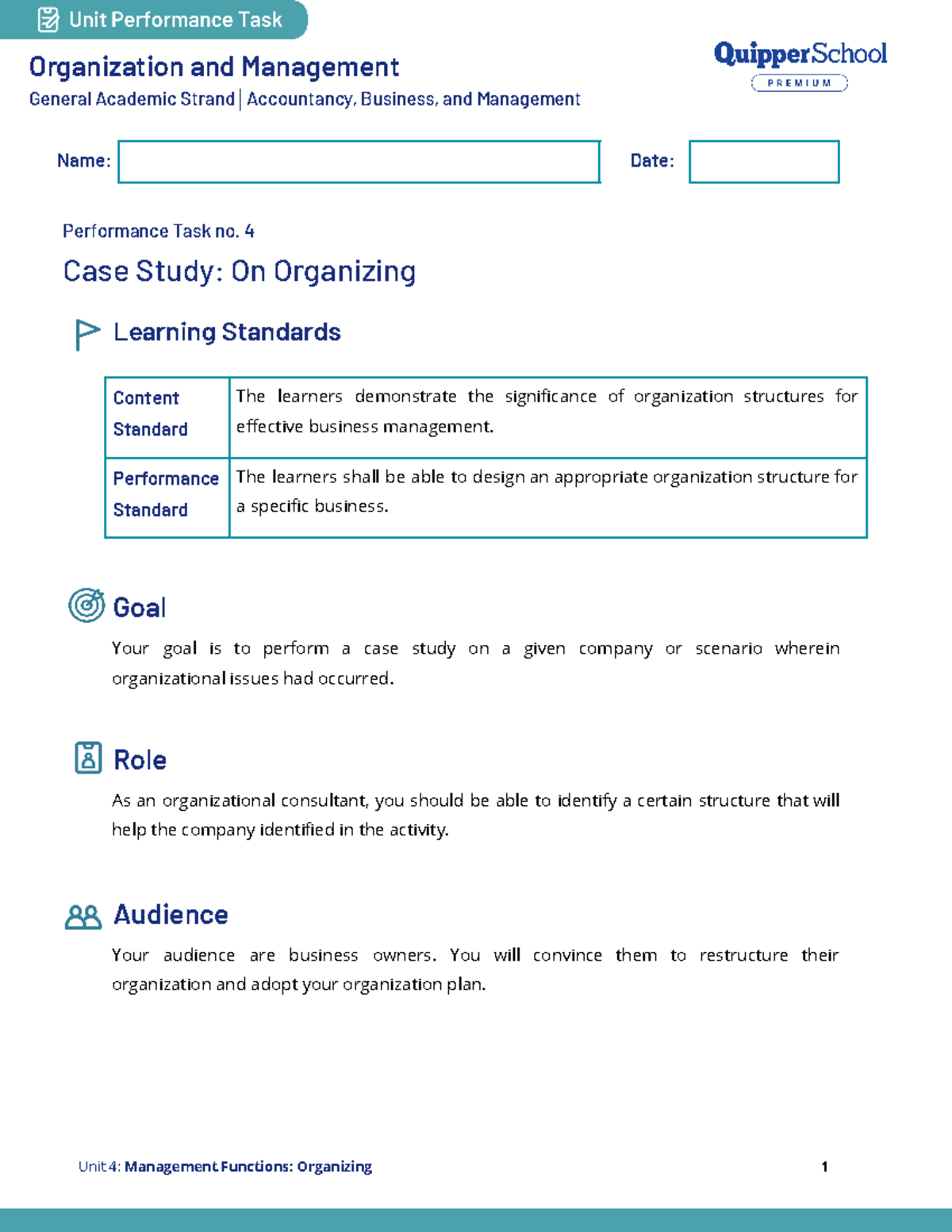 Case Study: Organizational Structure Analysis for Rikit PH - Studocu
