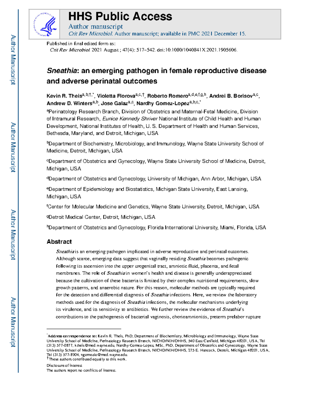 Sneathia Infections & Their Role in Preterm Labor and Obstetric ...
