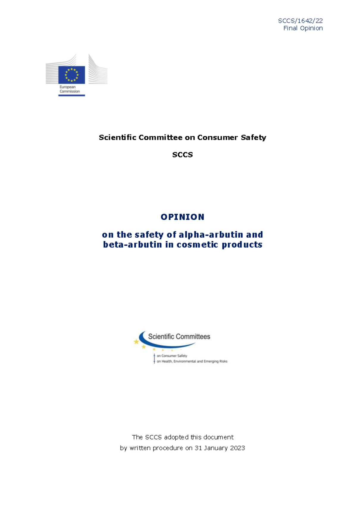 Sccs o 264 - hương liệu - Final Opinion Scientific Committee on ...