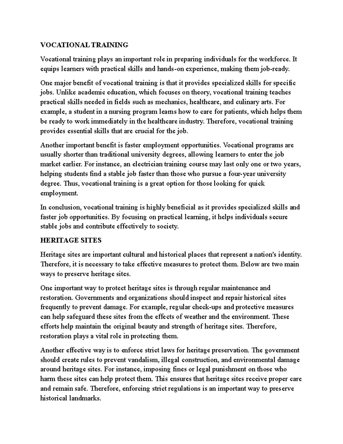 Vocational Training: Essential Skills for Quick Employment ...