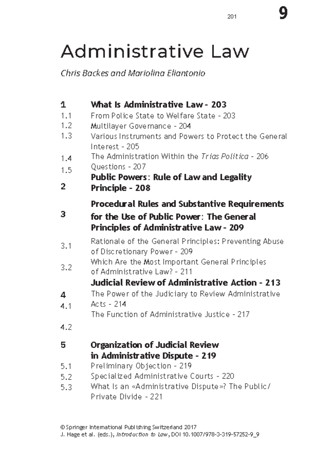 Administrative Law 201: Key Concepts and Principles by Backes ...