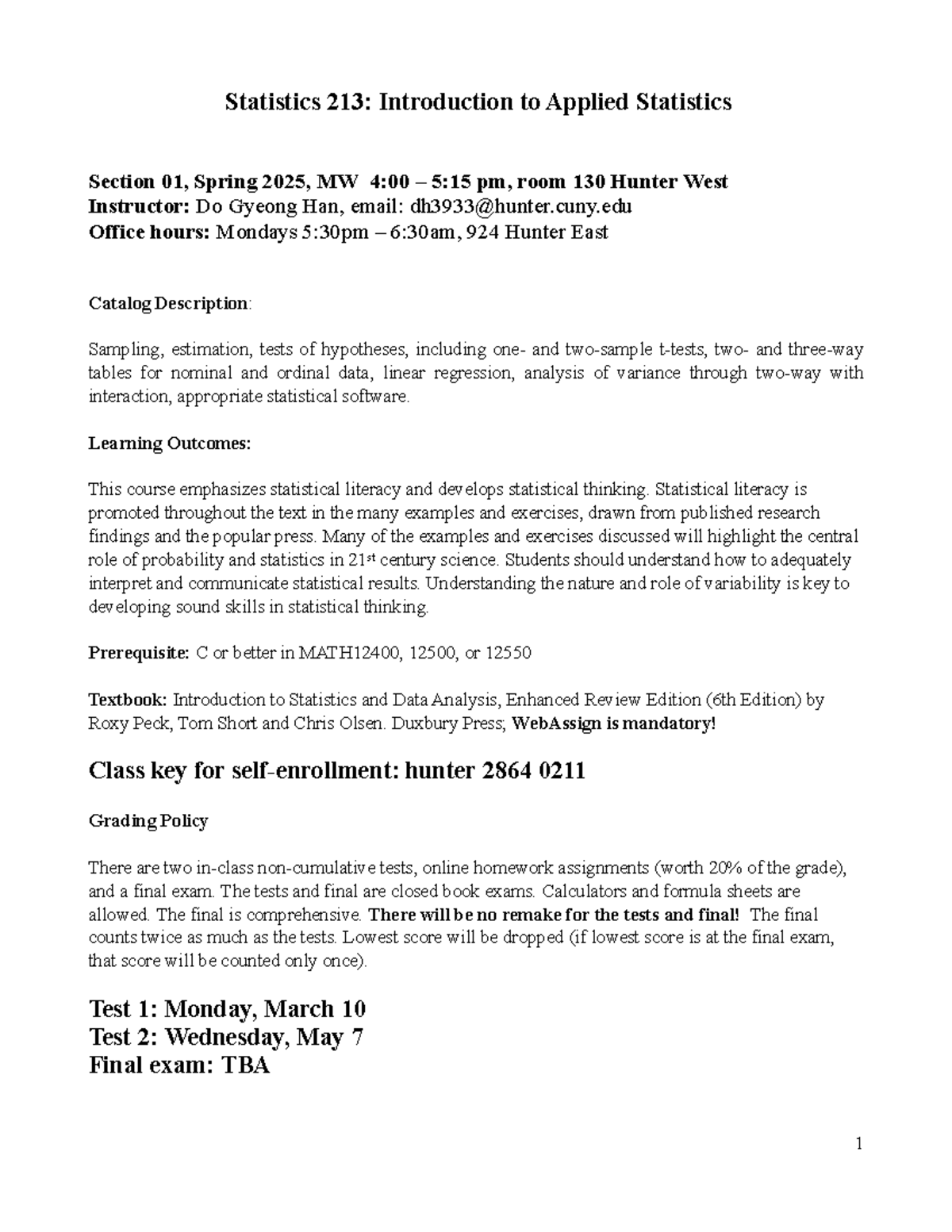 Stat213 Spring 2025 - df sd fsdfsd fsd fsd - Statistics 213 ...