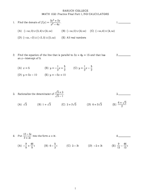 Exam 2 Review Sheet for Math Concepts and Strategies - Exam 2 Review ...