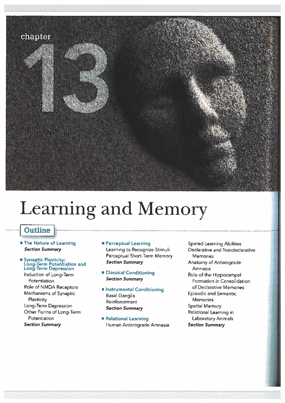 CH.13 (Learning and Memory) - Motor learning and performance Textbook ...