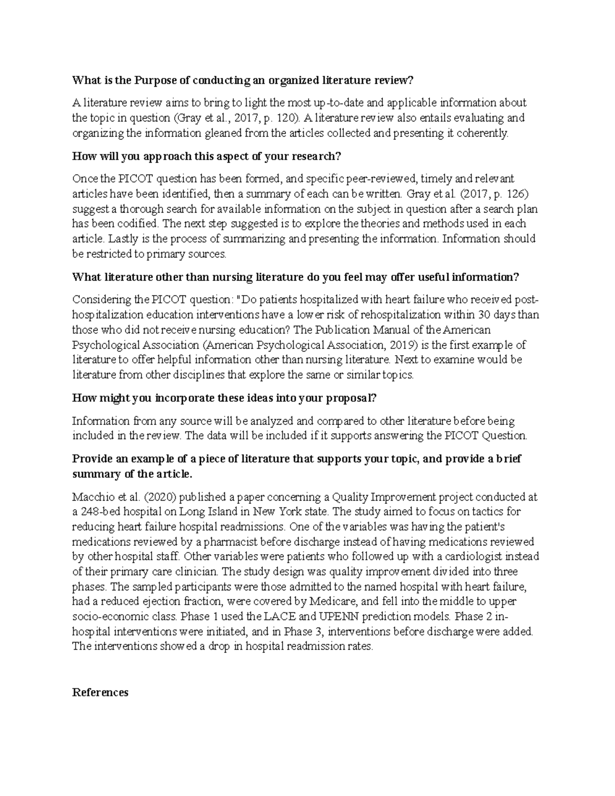 NU560 Unit 4 Literature Review Discussion Insights - Studocu
