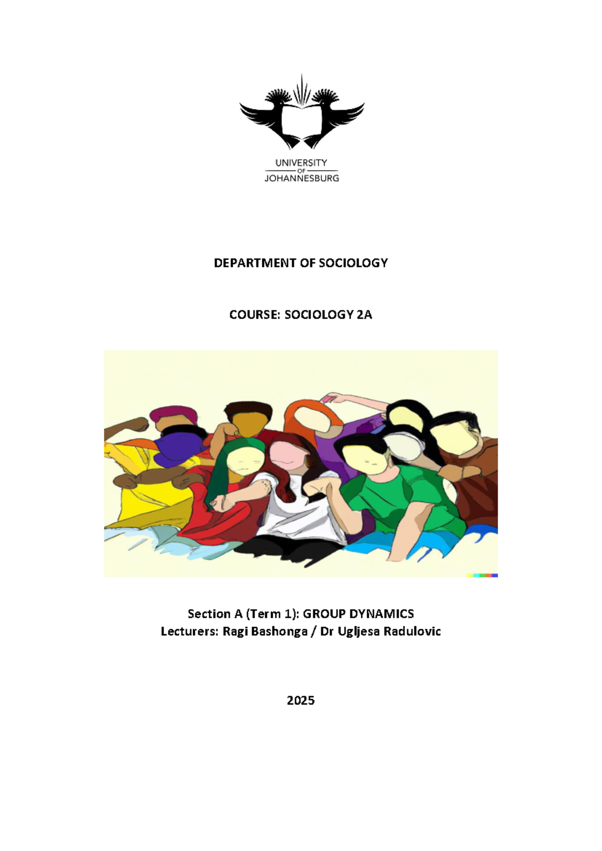 Sociology 2A Study Guide: Group Dynamics & Course Overview (2025) - Studocu