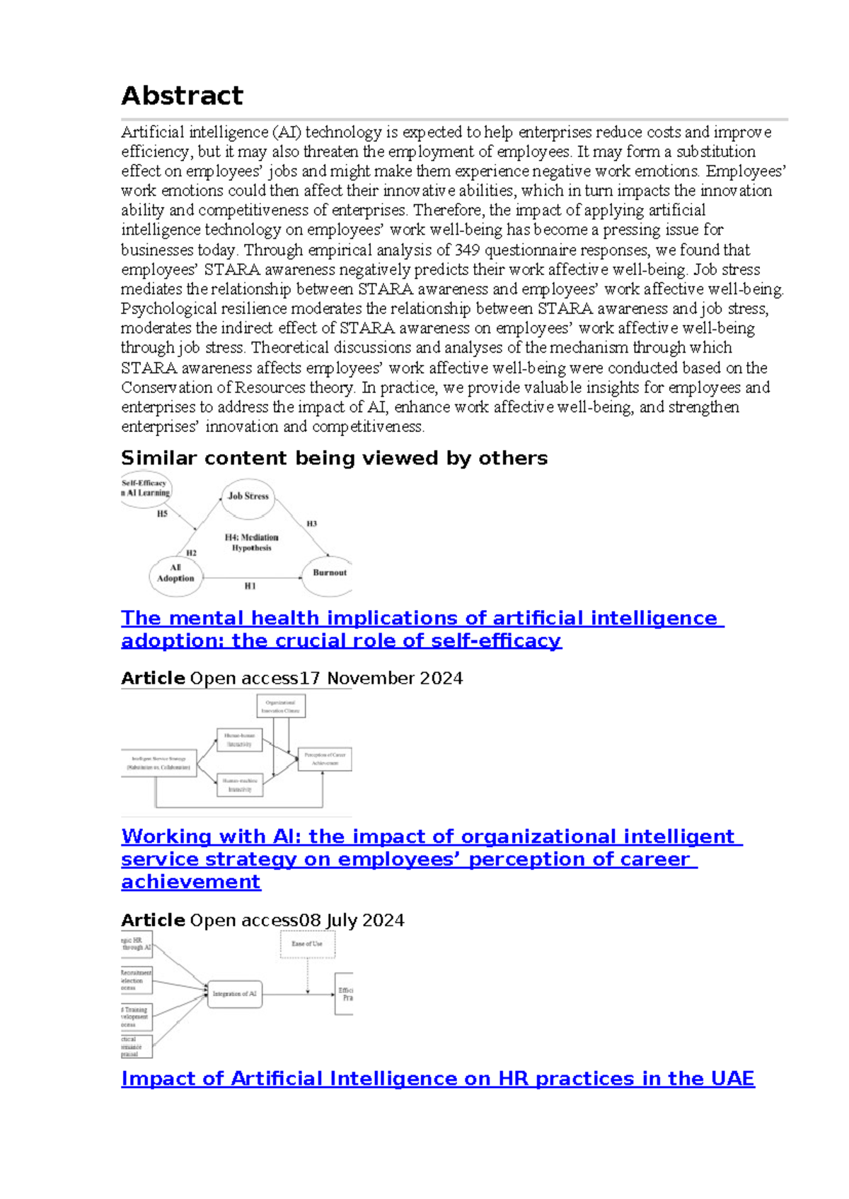 Abstract - Abstract Artificial intelligence (AI) technology is expected ...