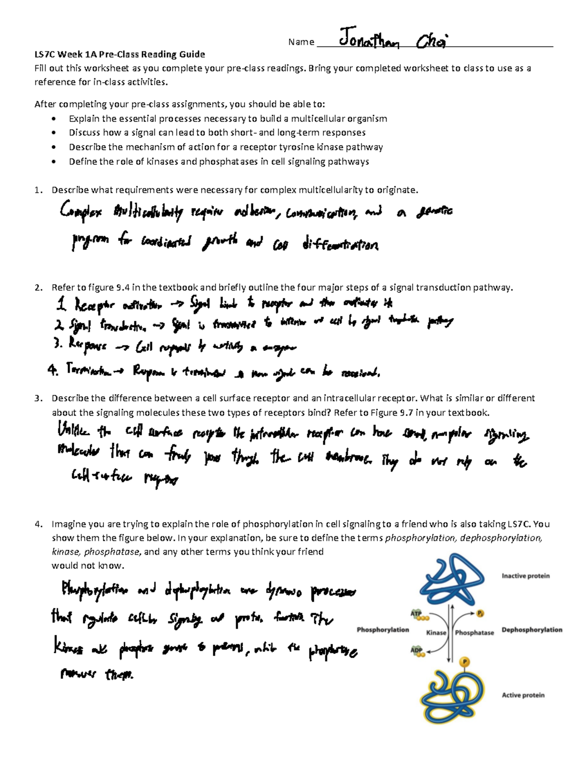 LS7C Week 1A Pre-Class Reading & Worksheet Guide - Studocu