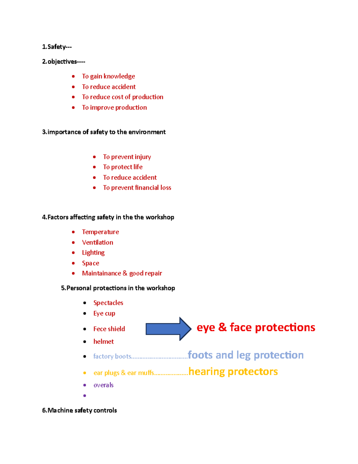 Safety Rough Notes A - Industrial Safety & Accident Prevention - Studocu