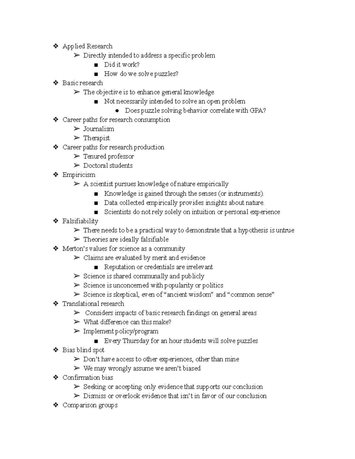 PSY 290 Exam #1 Study Guide: Research Methods, Validity & Ethics - Studocu