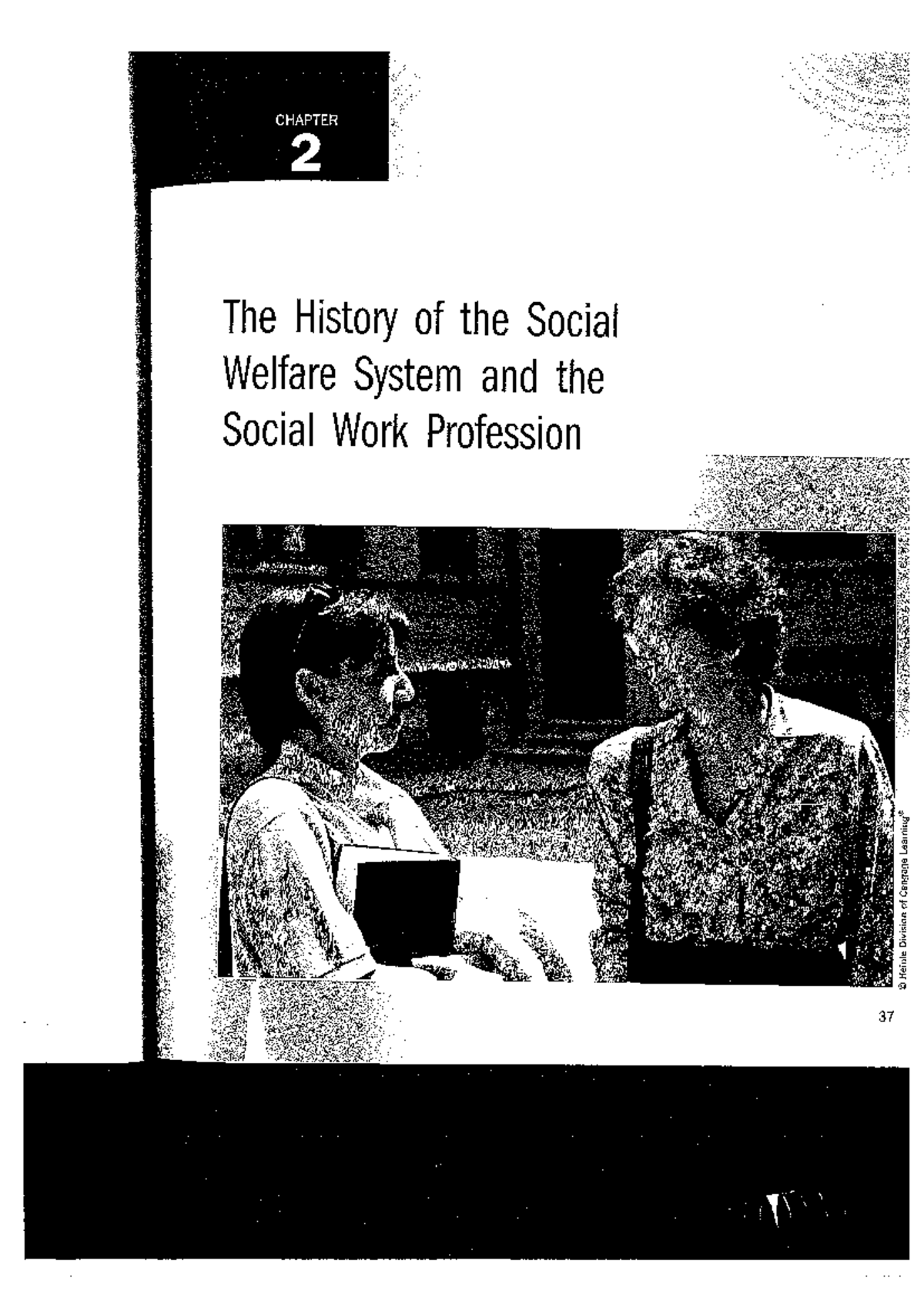 CHAPTER 2: The History of the Social Welfare System & Social Work ...
