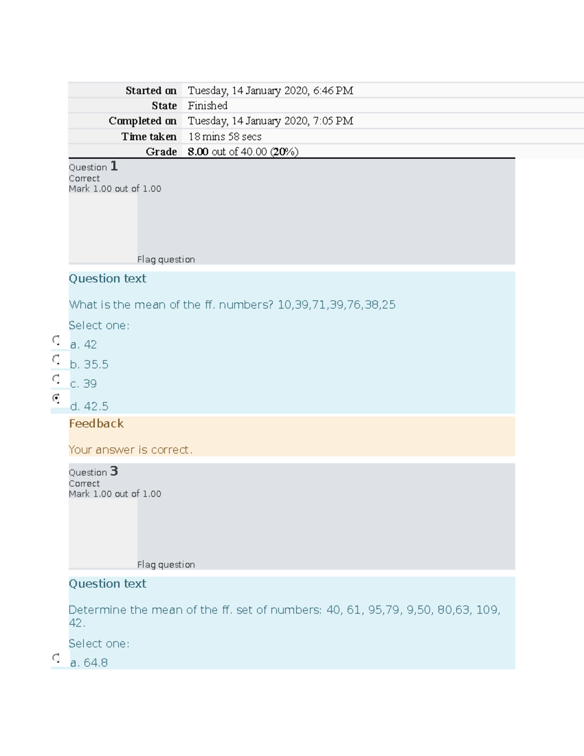 RSCH-2122 LONG QUIZ 2 SUMMARY: 50/50 SCORE & ANSWERS ANALYSIS - Document Preview