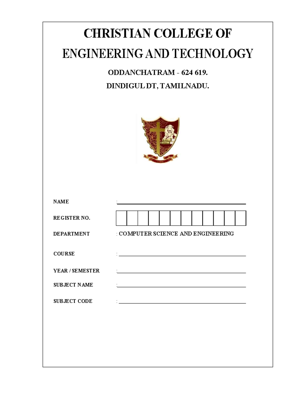 DM Final Lab Manual - Computer Science and Engineering - Studocu