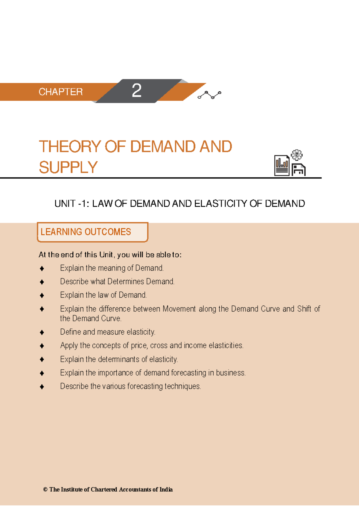 BUSINESS ECONOMICS: CHAPTER 2 - DEMAND AND SUPPLY NOTES - Studocu