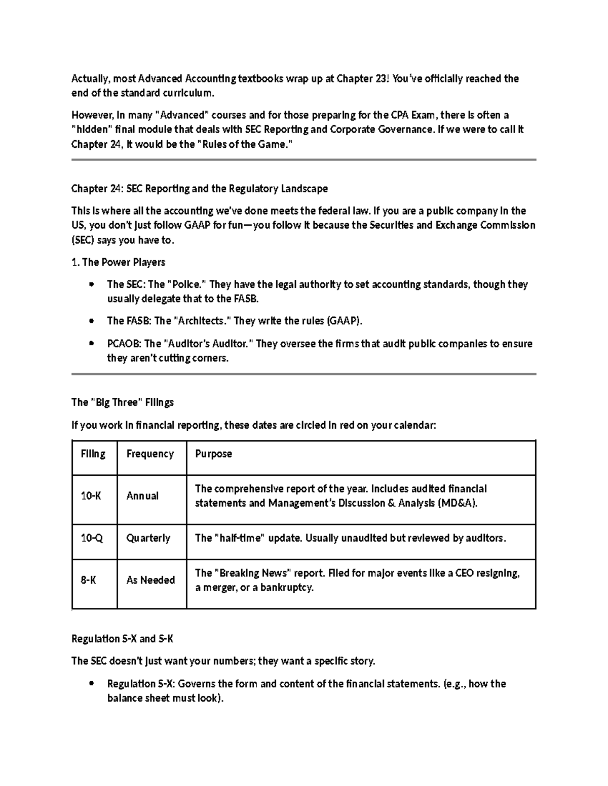 Advanced Financial Reporting and Consolidations Reviewer: Chapter 24 ...