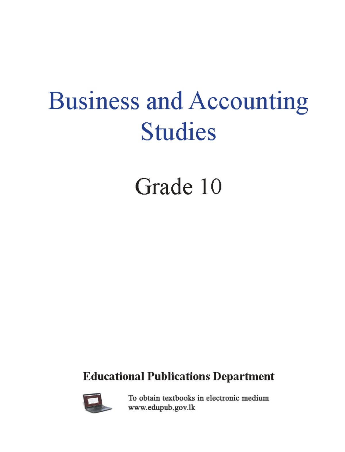 Business and Accounting Studies G10(E): Key Concepts and Stakeholders ...