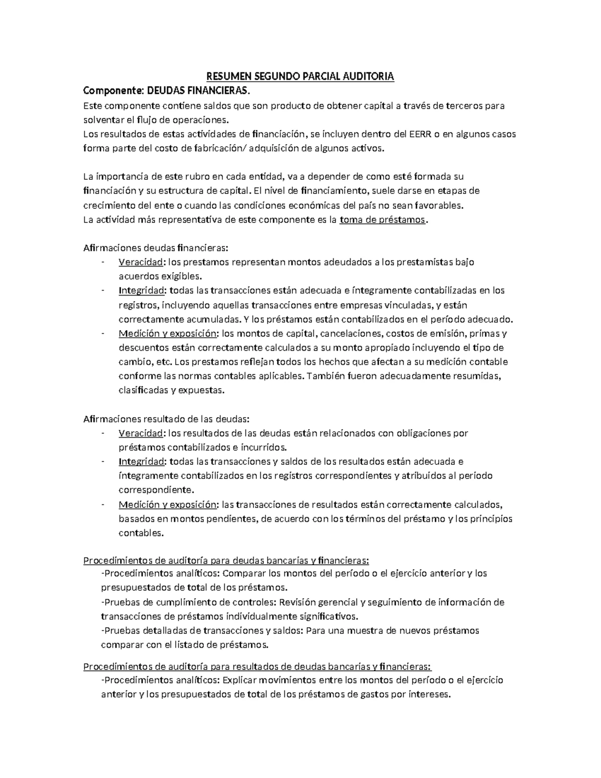 Resumen Primer Parcial AUD 2023: Normas y Proceso de Auditoría - Studocu
