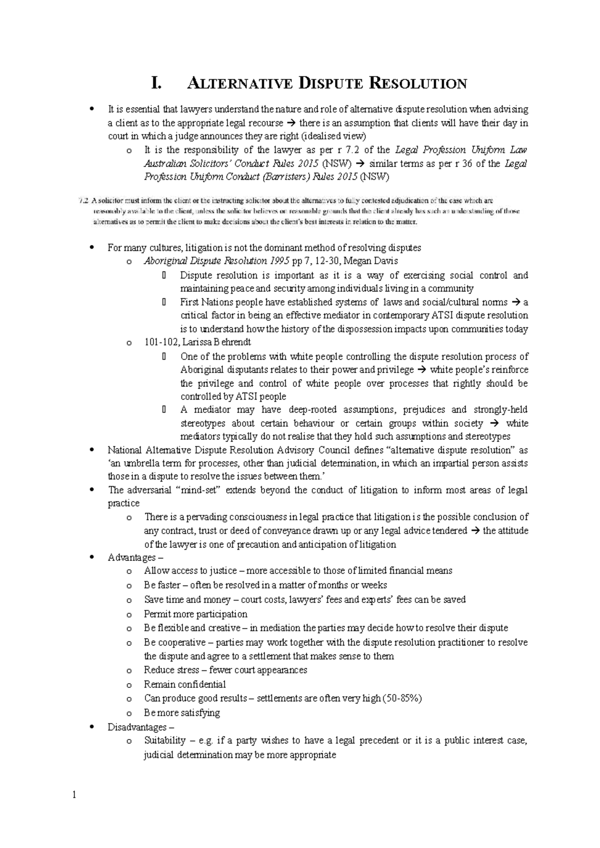 Module 3 - Alternative Dispute Resolution: Understanding Key Concepts ...