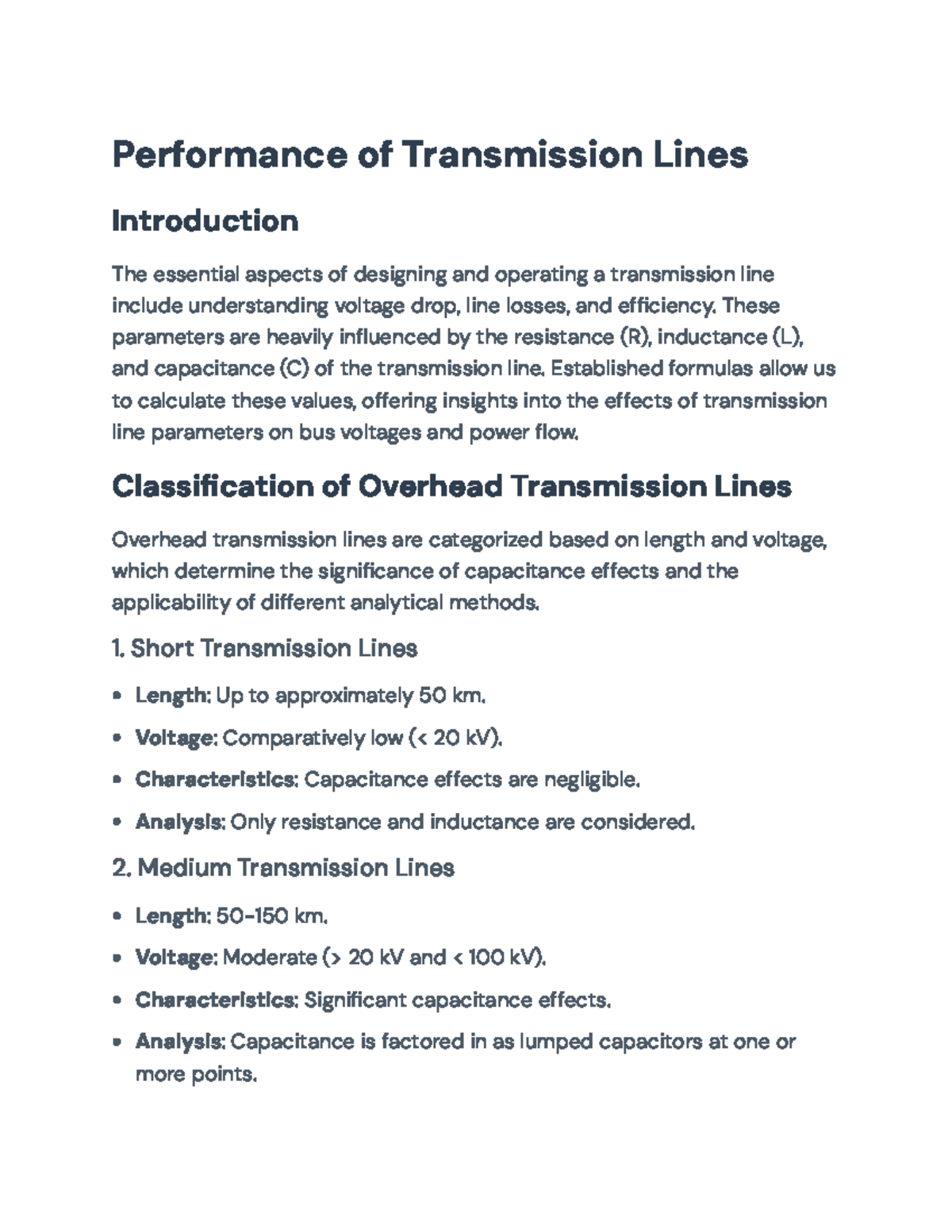 Performance Analysis of Transmission Lines: Key Concepts & Metrics ...
