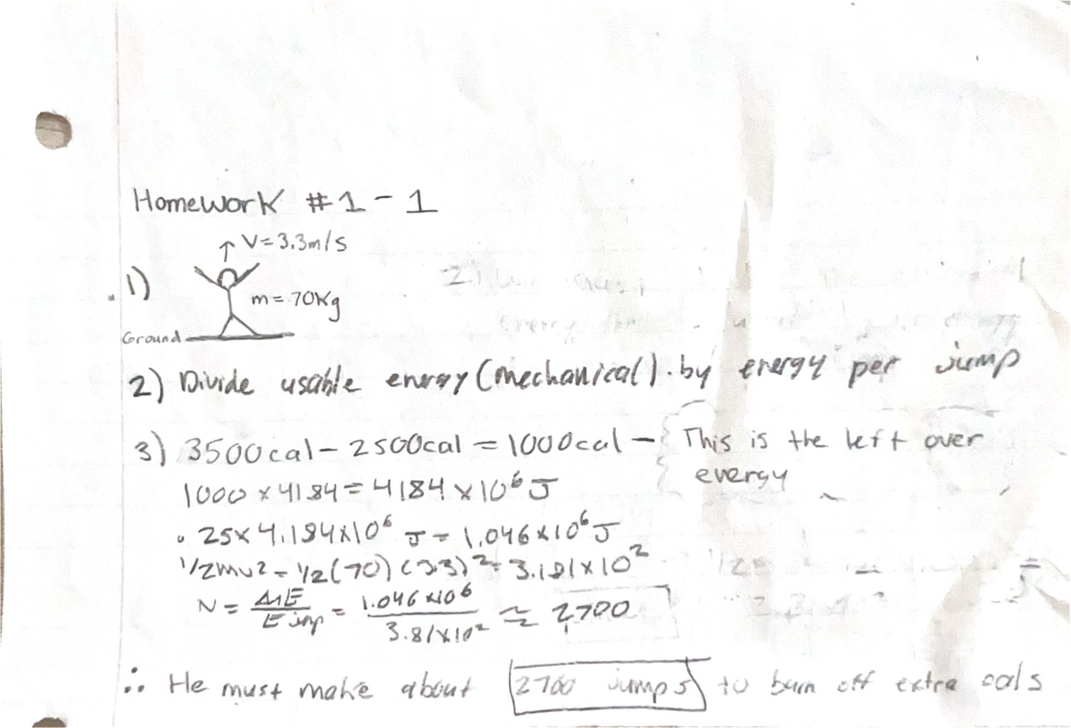 Homework #1A - Energy Calculations and Analysis - Studocu