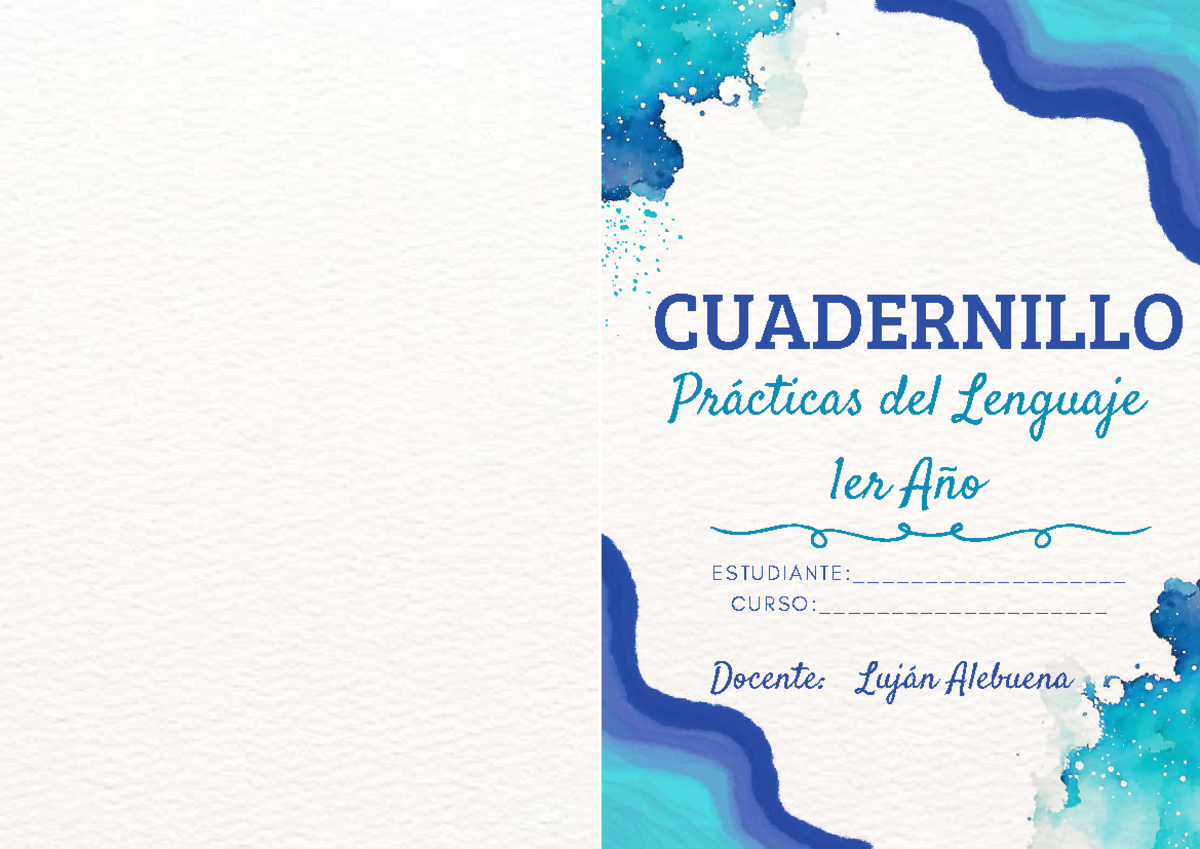 CUADERNILLO Prácticas del Lenguaje 1er Año - Unidad 1: Mitos y Leyendas ...