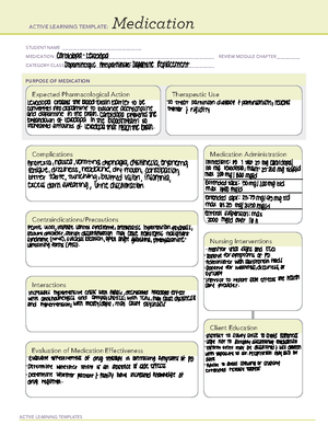 Active Learning Template: Dextromethorphan (Med. Review Module