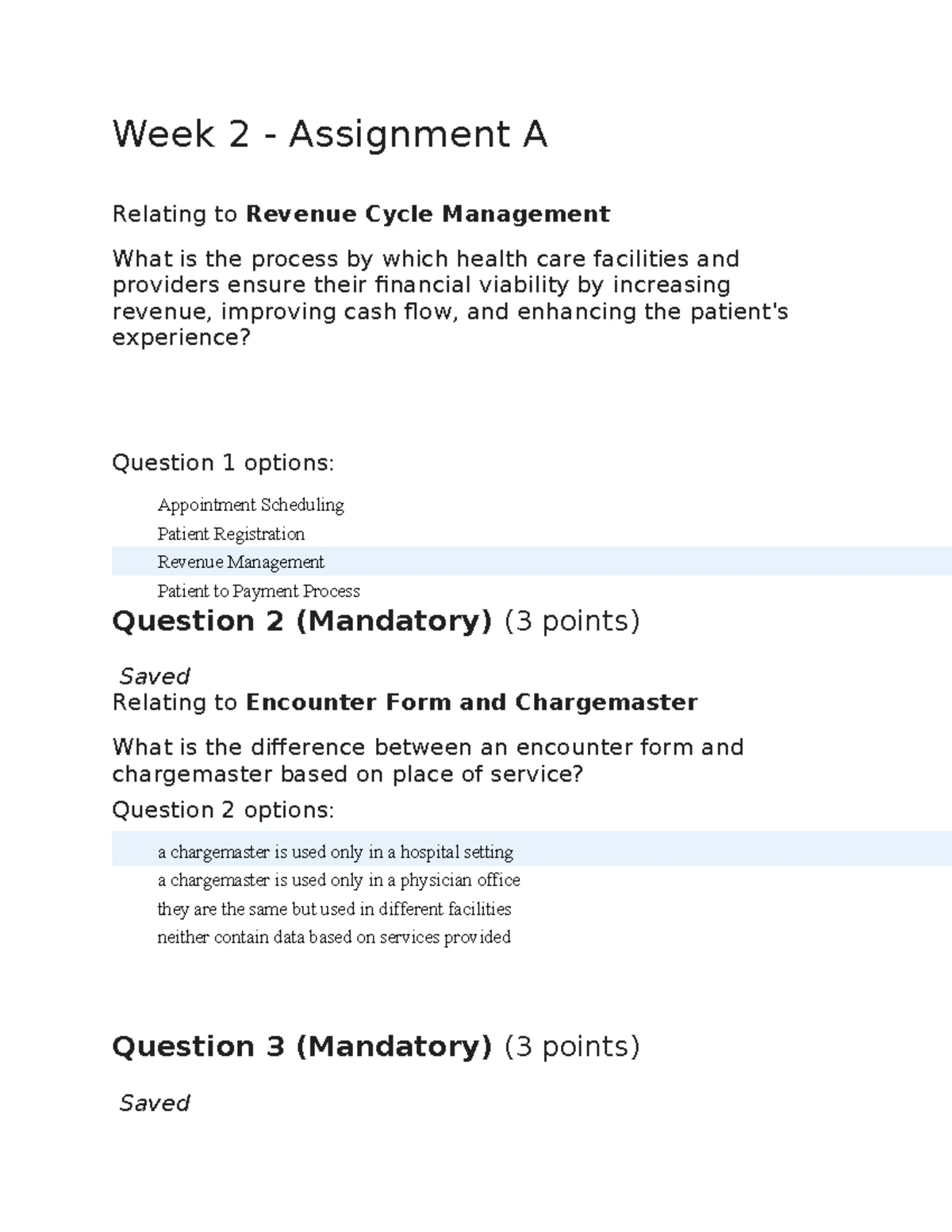 ME2550 Week 1 Assignments and Assessments Summary - Studocu