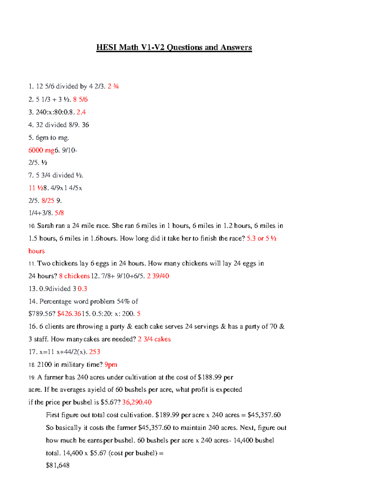Hesi math v1 v2 questions and answers - Deprecated API usage: The SVG back-end is no longer - Studocu for Free Printable Hesi Math Practice Test