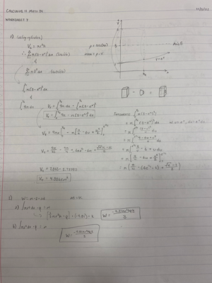 Calculus 2 Week 1 Notes - Week 1 Thursday, September 16, 2021 7:24 AM ...